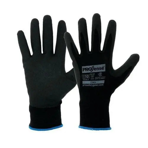 Pro Choice Stinga Black Pvc Foam On Nylon Liner X12 - NPF PPE Pro Choice 7